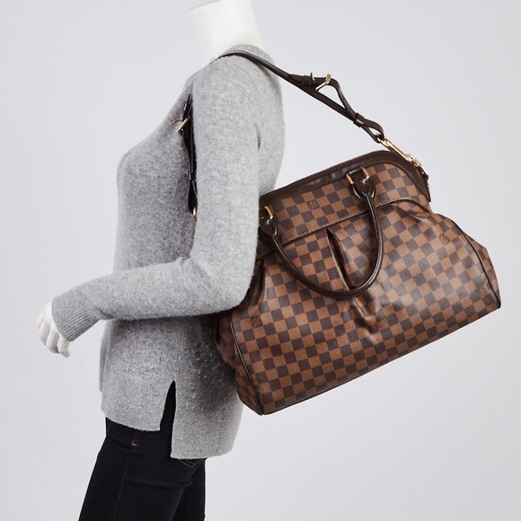 Louis Vuitton Damier Ebene Trevi GM Handbag Purse - Picture 2 of 16
